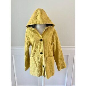 Hobbs London  N.W.3 Yellow Hooded Jacket Coat 6